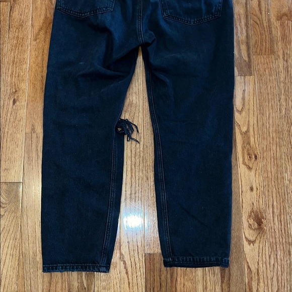 American Eagle Black Distressed High Rise Denim Jeans Women’s Size 6 Short - Picture 11 of 12